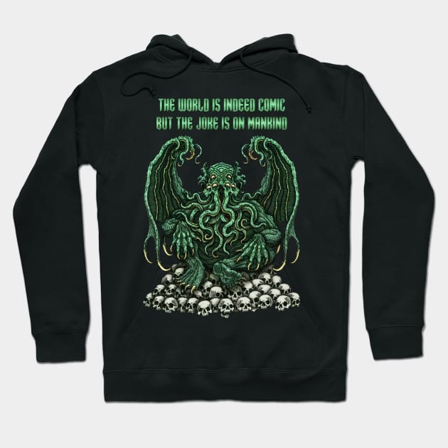 Laughing Cthulhu - Azhmodai 22 Hoodie by azhmodai